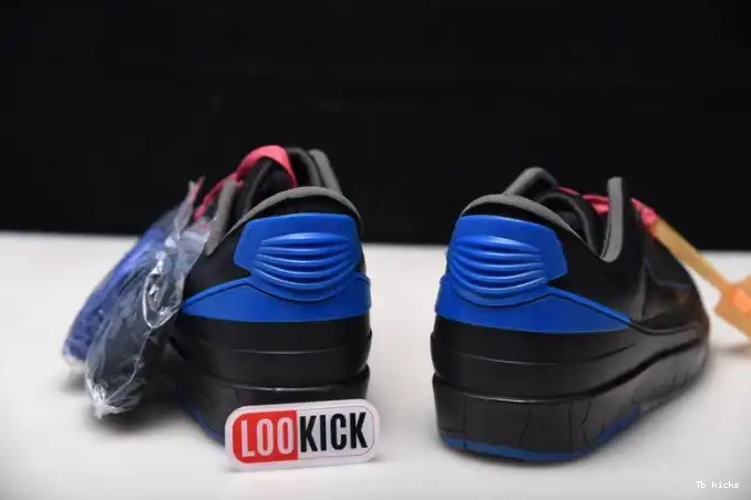 Cheap TBK Jordan Black Retro Low SP 2 Off-White Blue DJ4375-004 0420
